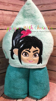 Wrecker Ralph Vanellope Peeker Applique Design Wrecker Ralph Vanellope Peeker Applique Design