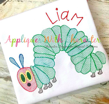 Caterpillar Bean Stitch Design Caterpillar Bean Stitch Design