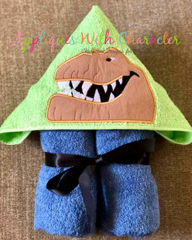 Butch Good Dinosaur Trex Peeker Applique Design Butch Good Dinosaur Trex Peeker Applique Design
