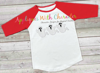 Ghost Three Bean Stitch Embroidery Design Ghost Three Bean Stitch Embroidery Design