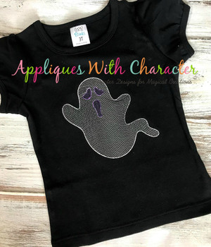 Ghost Bean Stitch Embroidery Design Ghost Bean Stitch Embroidery Design