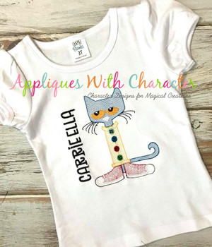 Peter the Cat Bean Stitch Design Peter the Cat Bean Stitch Design