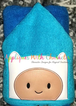 Finn and Jake's Finn Peeker Applique Design Finn and Jake's Finn Peeker Applique Design