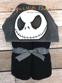 NIghtmare Before Christmas Jack Skeleton Peeker Applique Design NIghtmare Before Christmas Jack Skeleton Peeker Applique Design