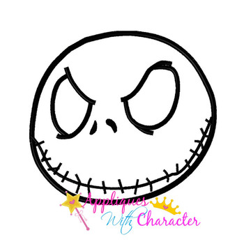 Nightmare Before Christmas Jack Skeleton Applique Design Nightmare Before Christmas Jack Skeleton Applique Design