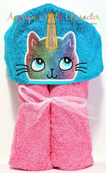 Caticorn Cat/Unicorn Peeker Applique Design Caticorn Cat/Unicorn Peeker Applique Design