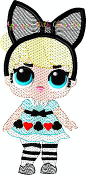 Alice Doll Bean Stitch Design Alice Doll Bean Stitch Design