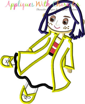 Cori Doll Non Scary Applique Design Cori Doll Non Scary Applique Design