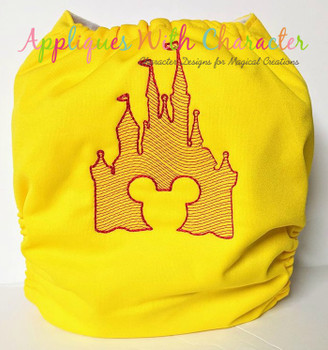 Mr. Mouse in Castle Bean Stitch Design Mr. Mouse in Castle Bean Stitch Design