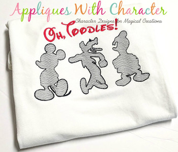 Mr. Mouse, Goofie and Don Duck Crew Bean Stitch Design Mr. Mouse, Goofie and Don Duck Crew Bean Stitch Design