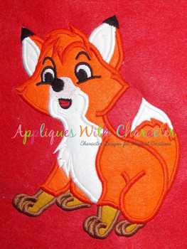 Tod Fox Applique Design Tod Fox Applique Design