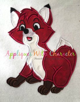 Tod Fox Applique Design Tod Fox Applique Design
