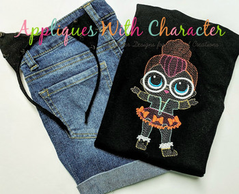 Neon Doll Bean Stitch Design Neon Doll Bean Stitch Design