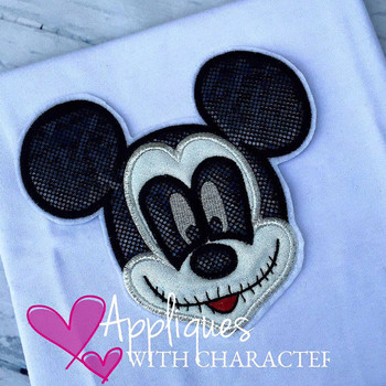 Mr Mouse Halloween Applique Design Mr Mouse Halloween Applique Design