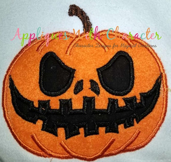 Halloween Pumpkin Applique Design Halloween Pumpkin Applique Design