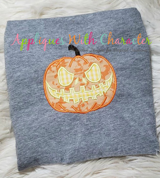 Halloween Pumpkin Applique Design Halloween Pumpkin Applique Design