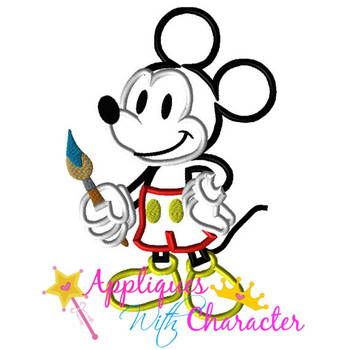 Mr Mouse Animators Palate Artist Applique Design Mr Mouse Animators Palate Artist Applique Design