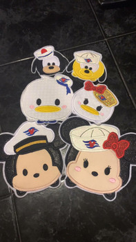 Cruise Tsum Tsum Applique Set Cruise Tsum Tsum Applique Set