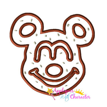 Mr Mouse Pretzel Applique Design Mr Mouse Pretzel Applique Design