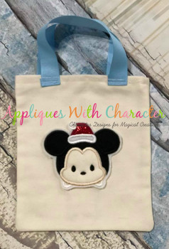 Mr Mouse Tsum Tsum Santa Applique Design Mr Mouse Tsum Tsum Santa Applique Design