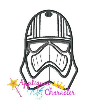 Captain Phasmaa Mask Applique Design Captain Phasmaa Mask Applique Design