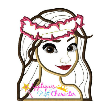 Island Girl Applique Design Island Girl Applique Design