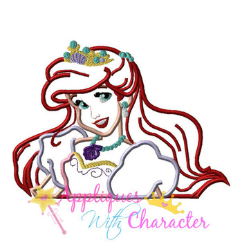 Mermaid Applique Design Mermaid Applique Design