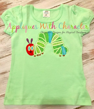 Caterpillar Applique Design Caterpillar Applique Design