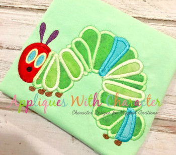 Caterpillar Applique Design Caterpillar Applique Design