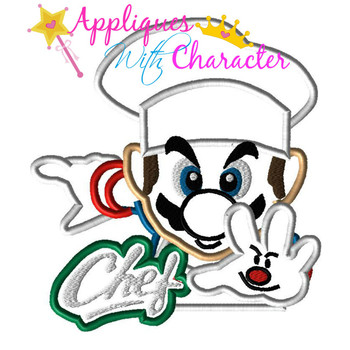 Chef Mareo Applique Design Chef Mareo Applique Design