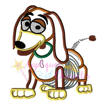 Toy Story Slinky Dog Toy Applique Design Toy Story Slinky Dog Toy Applique Design