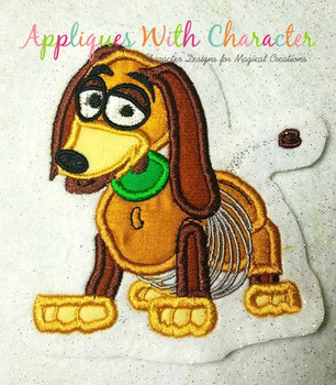 Toy Story Slinky Dog Toy Applique Design Toy Story Slinky Dog Toy Applique Design