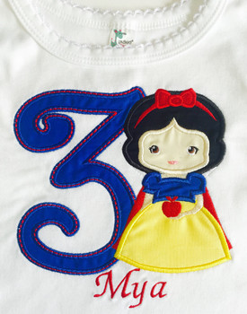 Snow Girl Cutie THREE Applique Design Snow Girl Cutie THREE Applique Design