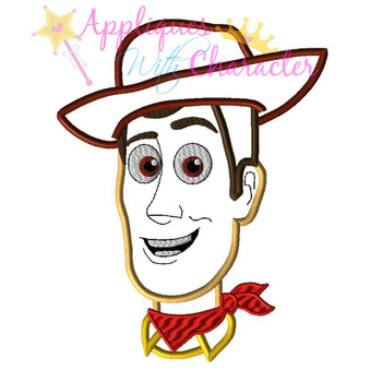 Toy Story Woody Toy Applique Design Toy Story Woody Toy Applique Design