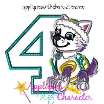 Pup Patrol Everi Four Applique Pup Patrol Everi Four Applique