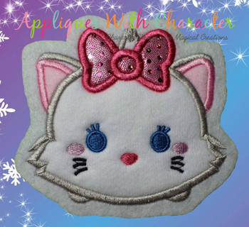 Marie Cat Tsum Tsum Applique Design Marie Cat Tsum Tsum Applique Design
