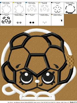 Shopikins Soccer Applique Design Shopikins Soccer Applique Design