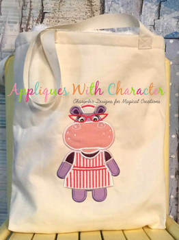 Doc McStuffins Hallie Hippo Applique Design Doc McStuffins Hallie Hippo Applique Design