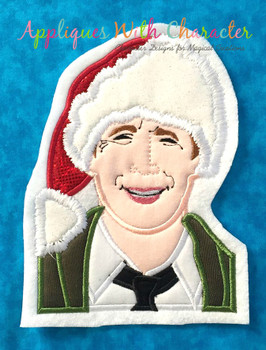 Christmas Vacation Clark Bust Applique Design Christmas Vacation Clark Bust Applique Design