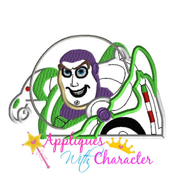 Toy Story Buzz Toy Applique Design Toy Story Buzz Toy Applique Design