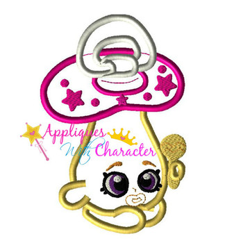Shopikins Baby Pacifier Applique Design Shopikins Baby Pacifier Applique Design