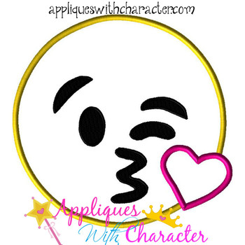 Emoji 6 Applique Design Set Emoji 6 Applique Design Set
