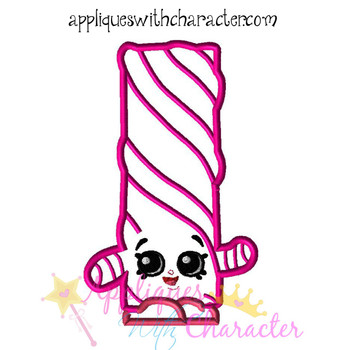 Shopikins Licorice Applique Design Shopikins Licorice Applique Design