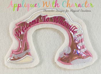 Grinchy Whoville Sign Applique Design Grinchy Whoville Sign Applique Design