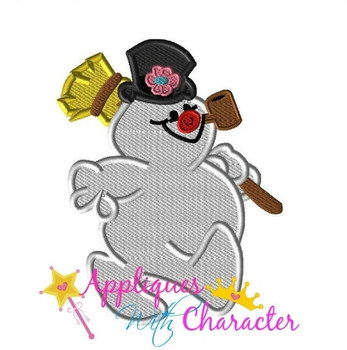 Christmas FILLED Frosty Snowman Embroidery Design Christmas FILLED Frosty Snowman Embroidery Design