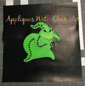Nightmare Before Christmas Oogie Boogie Applique Design Nightmare Before Christmas Oogie Boogie Applique Design