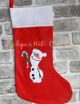 Frozen Olaf Snowman Christmas Applique Design Frozen Olaf Snowman Christmas Applique Design