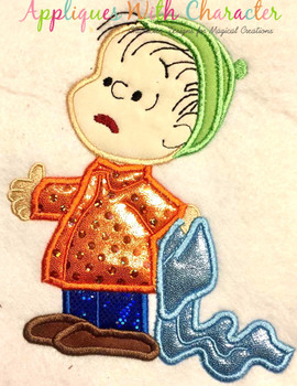 Peanuts Christmas Linos Applique Design Peanuts Christmas Linos Applique Design