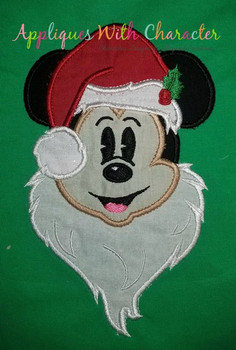 Mickie Santa Applique Design Mickie Santa Applique Design