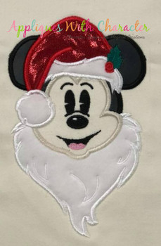 Mickie Santa Applique Design Mickie Santa Applique Design